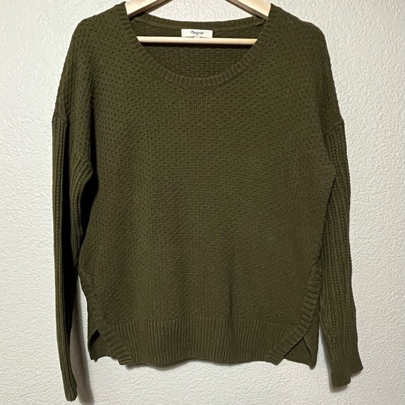 Madewell Texture Mix Crewneck Sweater Size M - Picture 7 of 9